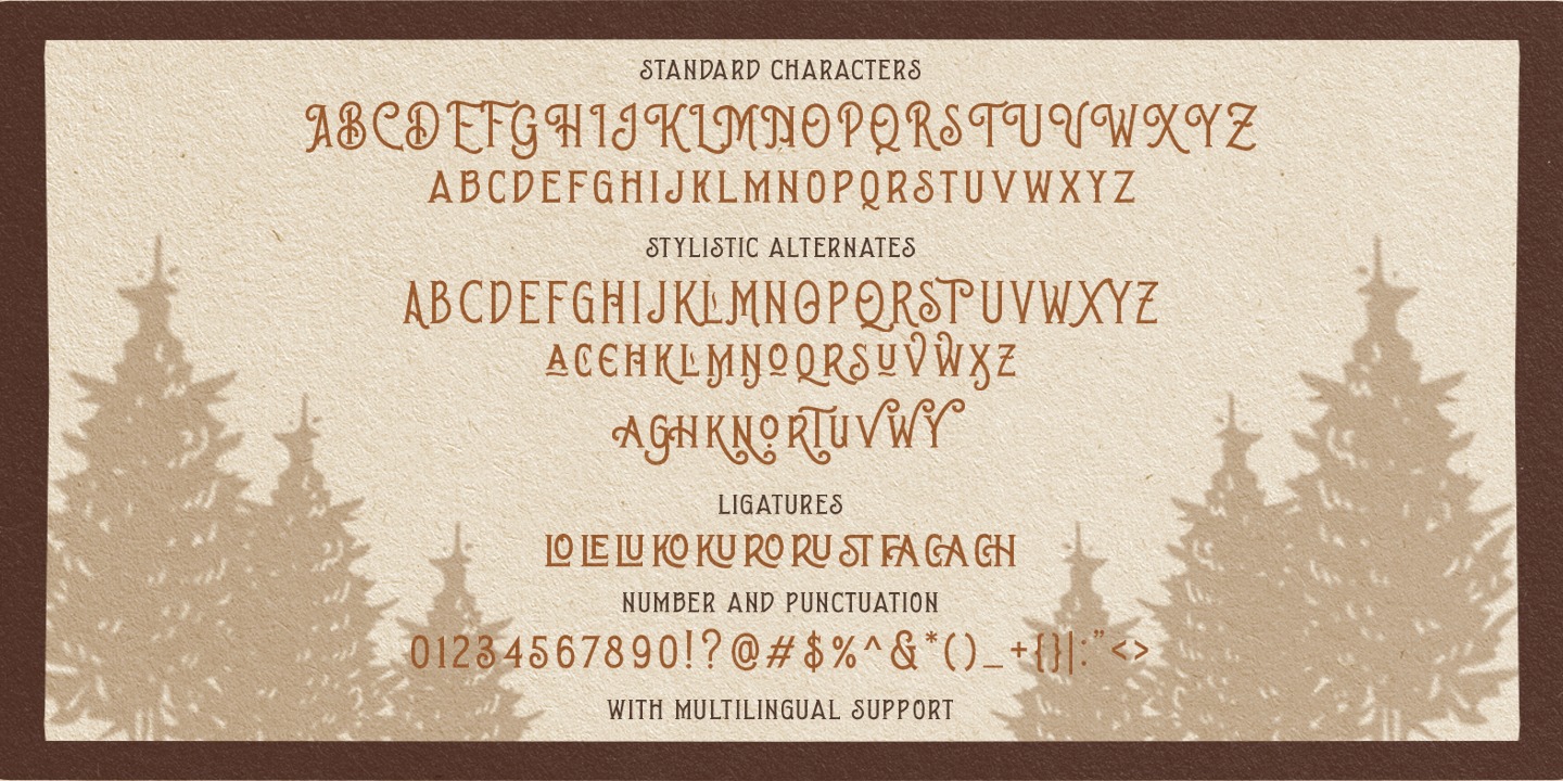 Beispiel einer Brown Chunkers Regular-Schriftart